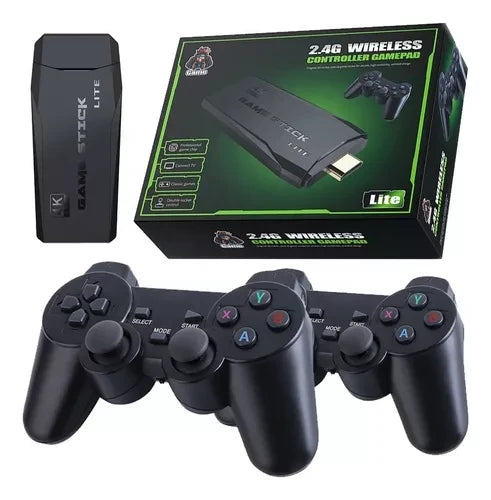 CONSOLA VIDEO JUEGO RETRO 10.000 JUEGOS + 2 CONTROLES INALAMBRICOS