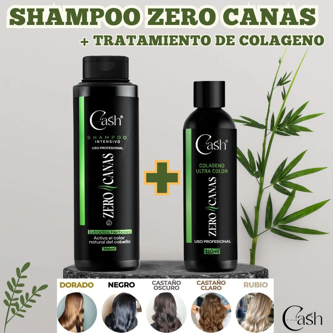 Shampoo Zero Canas Cash + Tratamiento